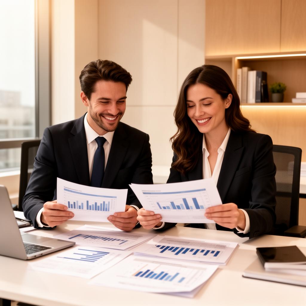 Equipa RecoFátima a analisar relatórios financeiros